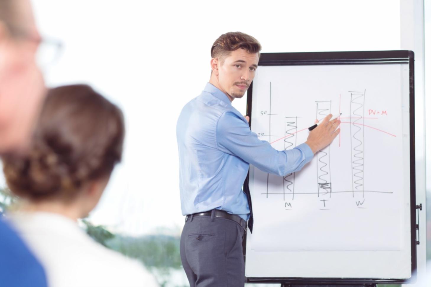 Investment education materials and financial planning resources arranged on a desk